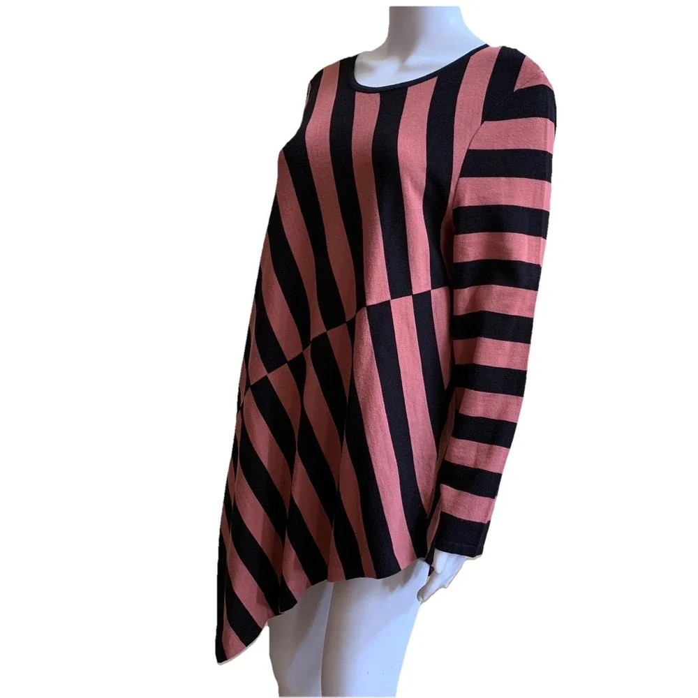 Alfani striped asymmetric